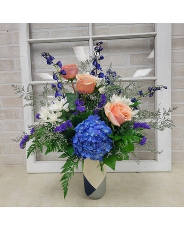 Misty Mountaintops Flower Arrangement